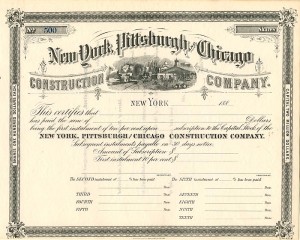 New York, Pittsburgh and Chicago Construction Co.